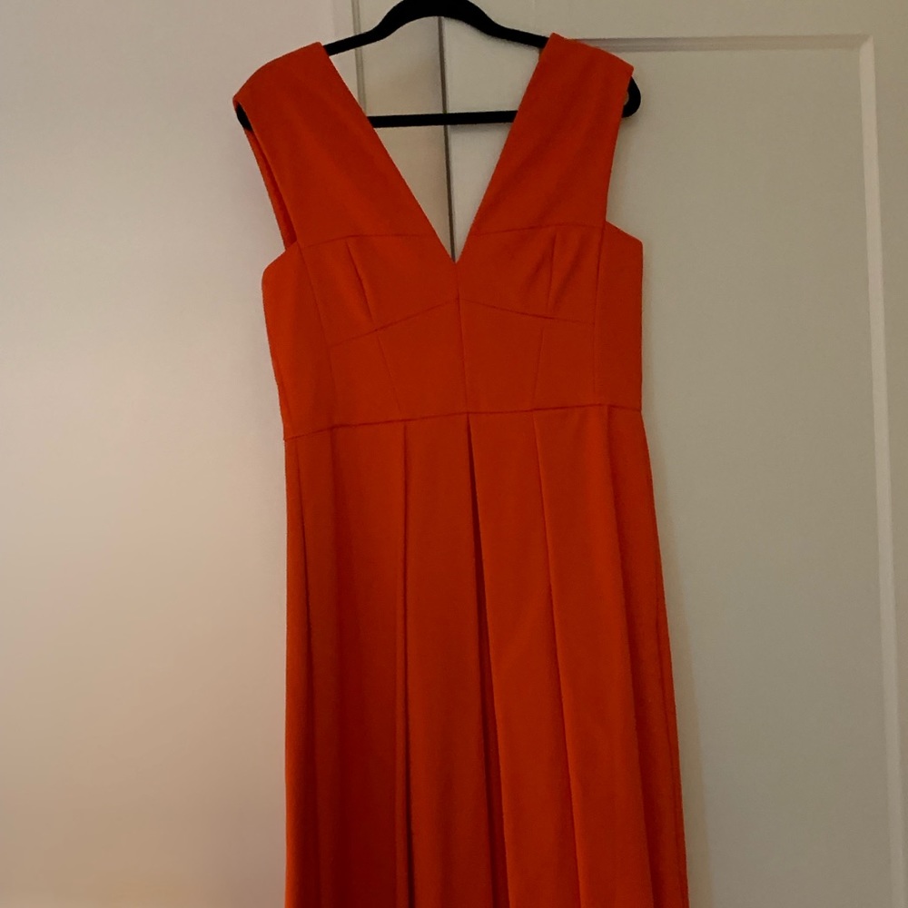 TIBI poppy red party dress